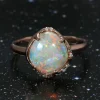 Aphenos Galactic Gem Flash Multicolor Opal Ring