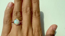 Aphenos Galactic Gem Flash Multicolor Opal Ring
