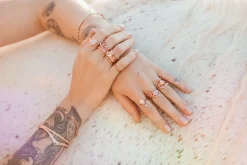 Aphenos Pink Ombre Ring
