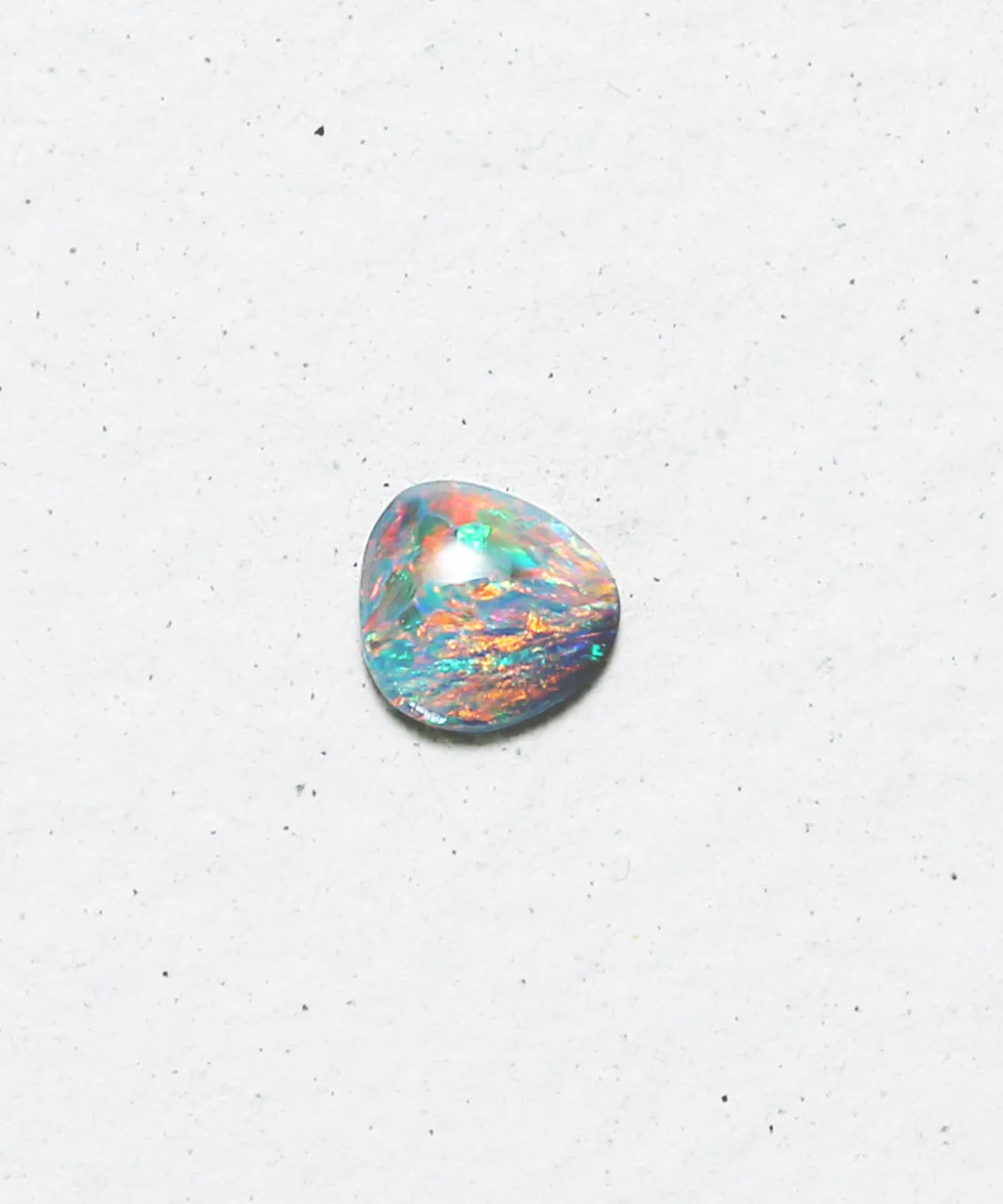 Cosmic Light Black Opal Ring Stone 4