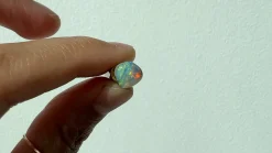 Cosmic Light Black Opal Ring Stone 4