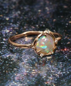 Cosmic Light Multicolor Dusk Opal Ring