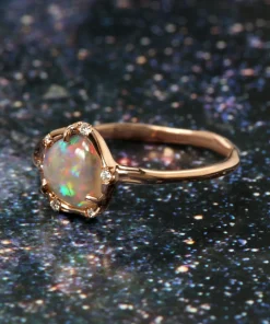 Cosmic Light Multicolor Dusk Opal Ring