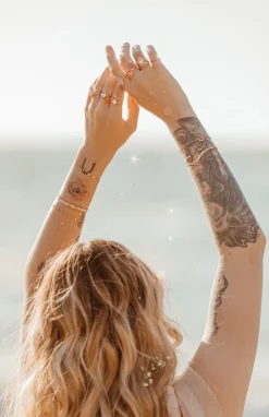 Cosmic Moonstone Light Ring