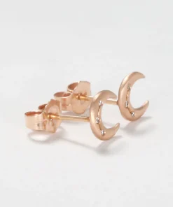 Crescent Disc Earrings
