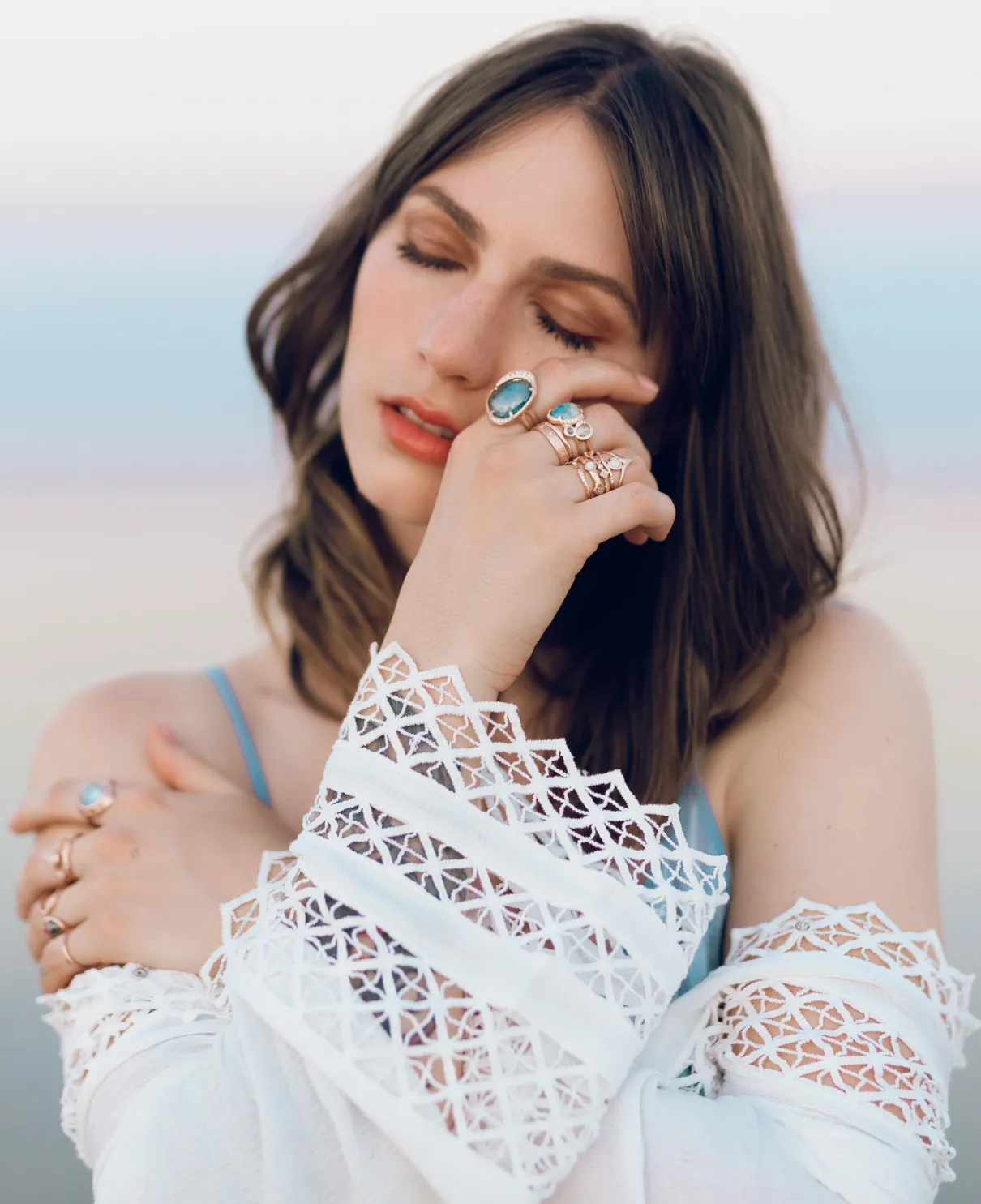 Cuff Chained Ring
