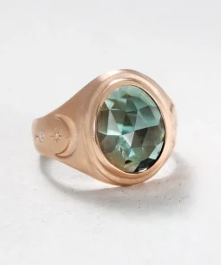 Double Moon Signet Ring