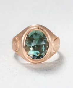 Double Moon Signet Ring