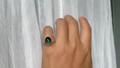 Double Moon Signet Ring