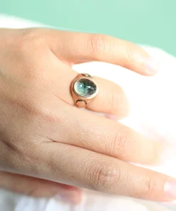 Double Moon Signet Ring