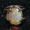 Ethos Multicolor Sparkle Opal Ring