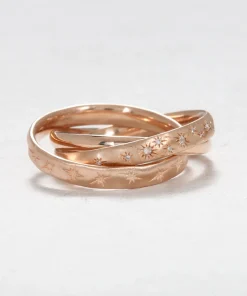 Floating Celestial Diamond Bands