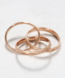 Floating Celestial Diamond Bands