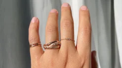 Floating Celestial Diamond Bands