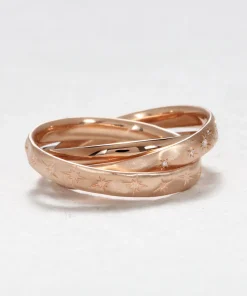 Floating Celestial Diamond Bands