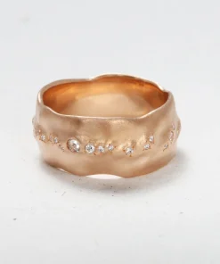 Flowing Diamond Eternity Band