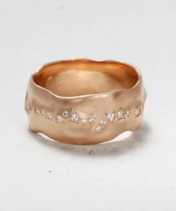Flowing Diamond Eternity Band
