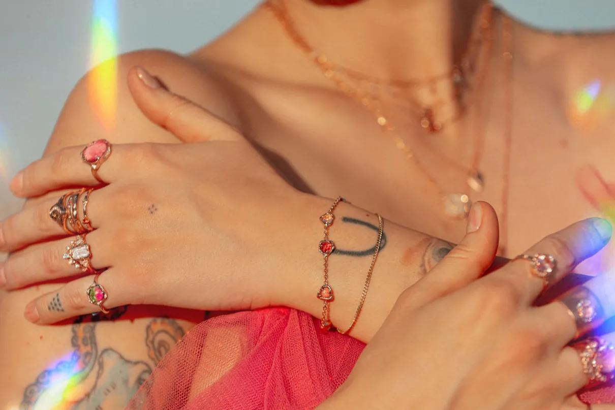 Goddess of All That Is Pink Bracelet