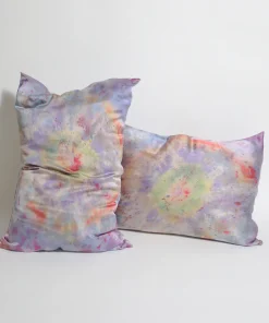 Hand Dyed Silk Pillowcase Set in Lunar