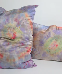 Hand Dyed Silk Pillowcase Set in Lunar