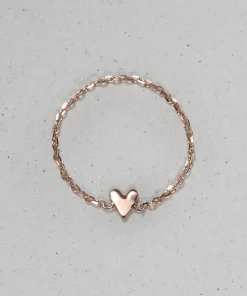 Heart Chain Ring
