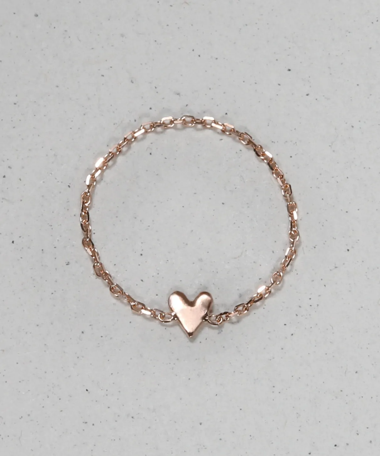 Heart Chain Ring