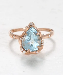 Infinite Love Aquamarine Ring