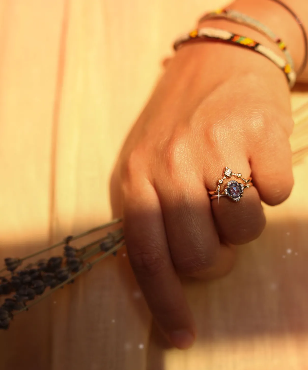 Infinite Love Blue Sapphire Ring