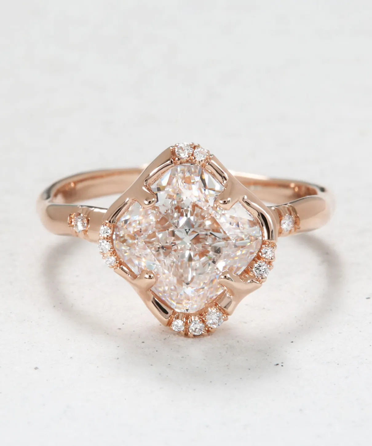 Infinite Love Cushion Diamond Ring