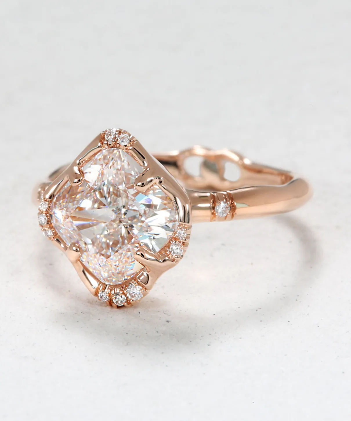 Infinite Love Cushion Diamond Ring