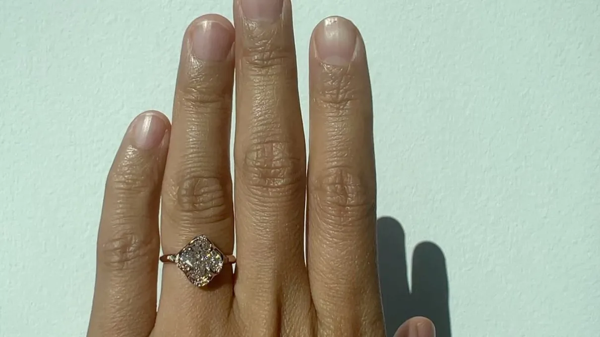 Infinite Love Cushion Diamond Ring