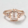 Infinite Love Emerald Diamond Engagement Ring