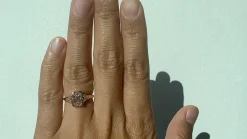 Infinite Love Emerald Diamond Engagement Ring