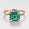 Infinite Love Emerald Engagement Ring