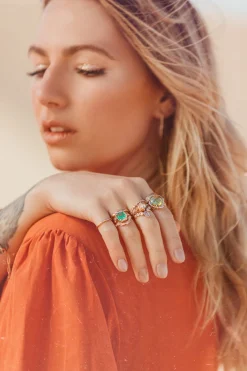 Infinite Love Emerald Engagement Ring