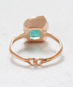 Infinite Love Emerald Engagement Ring