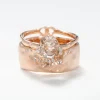 Infinite Love Engagement and Trailing Diamond Stack