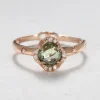 Infinite Love Green Sapphire Ring