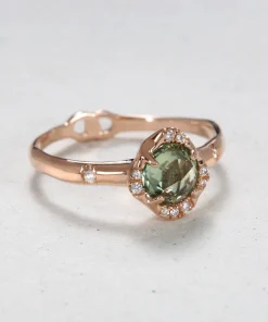 Infinite Love Green Sapphire Ring