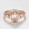 Infinite Love Oval Diamond Engagement Ring
