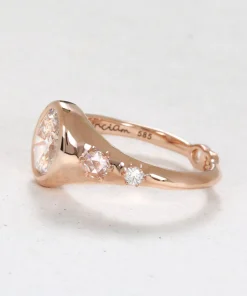 Infinite Love Oval Diamond Engagement Ring