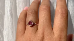 Infinite Love Pink Sapphire Ring