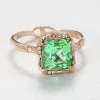 Infinite Love Teal Sapphire Engagement Ring