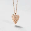 Little Heart Plate Necklace
