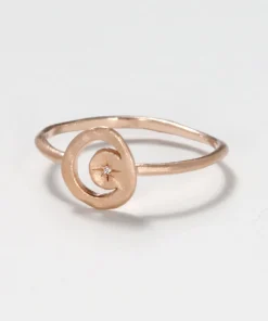 Little Moon Plate Ring