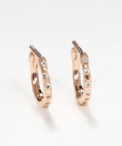 Melted Hoop Earrings