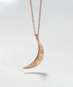 Moon And Stars Necklace