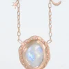 Moon-Glow Charm Necklace