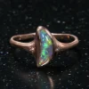 Nana Moon Transparent Crystal Opal Ring