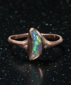 Nana Moon Transparent Crystal Opal Ring